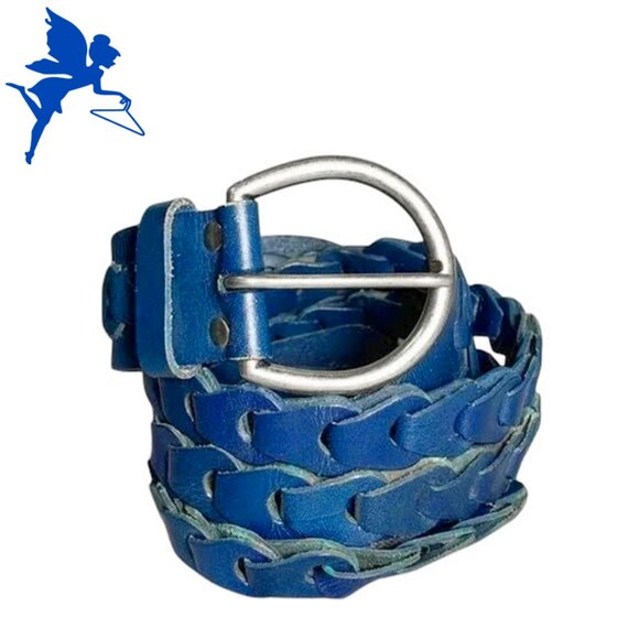 ANOTHER LINE triple strap braided leather belt - Picture 1 of 5